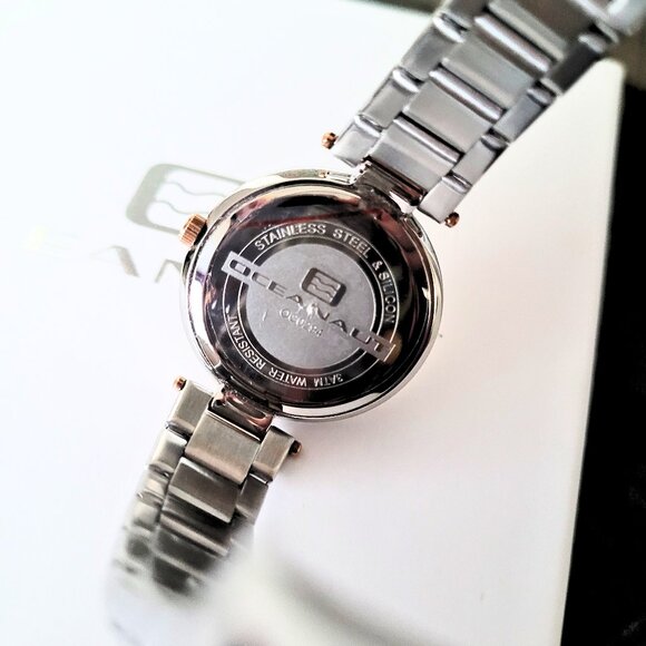 Oceanaut Women's 2-Tone Rose Gold With Swarovski Crystals Watch - Picture 3 of 7